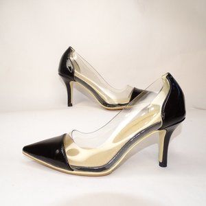 Gianvito Rossi Plexi  Patent PVC Clear Pump Heels
